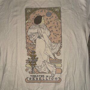 Star Wars, Princess Leia, Theatre de la Rebelion, Arts & Crafts Style, T-Shirt M